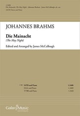 Die Mainacht: (The May Night) SATB choral sheet music cover